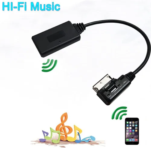 Vista 6 de Adaptador Bluetooth compatible con Mercedes Benz Car Apple Android Phone Music MMI Interfaz Cable inalámbrico Dispositivos con capacidad