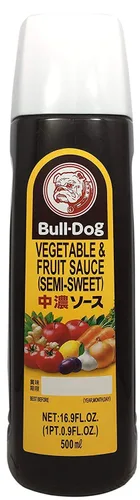 Vista 2 de Bull-Dog Salsa Chuno Semidulce 16.9 Fl. Oz (3 Botellas)