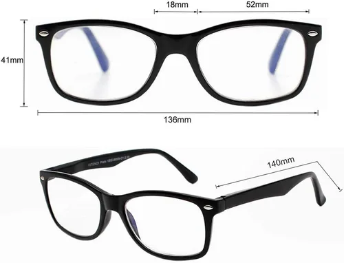 Vista 5 de Gafas de lectura progresivas para mujeres y hombres, multifocales para computadora con lentes de bloqueo de luz azul Prato