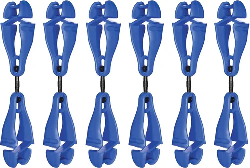 Vista 23 de Ergodyne Squids 3420 Swiveling Glove Clip Holder with Dual Clips
