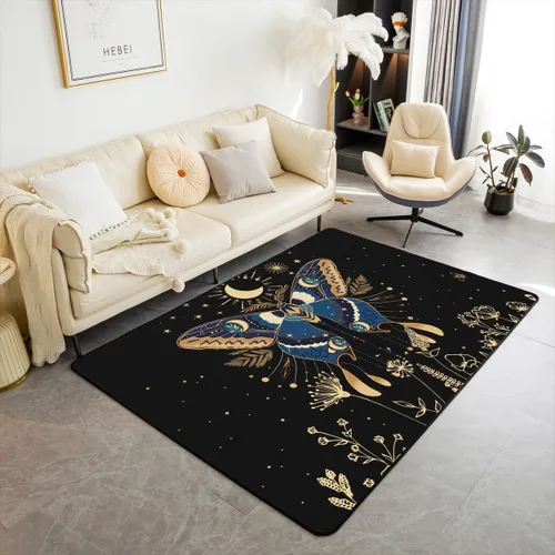 Vista 20 de Erosebridal King and Queen Custom Living Room Rugs 3x5 for Bedroom Romantic Valentine's Day Area Rug for Husband Wife Modern Black Grey His Hers