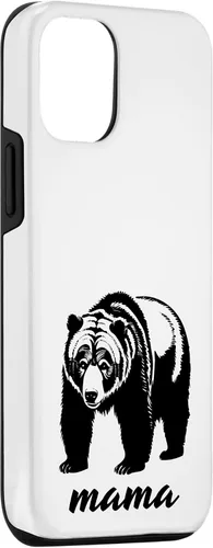 Vista 3 de iPhone 12/12 Pro Mama Bear Grizzly Bear Case