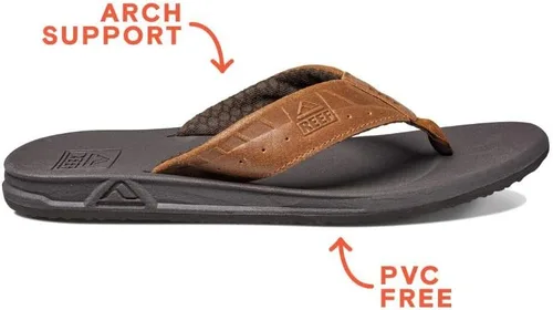 Vista 3 de Reef sandalias de cuero, para hombre