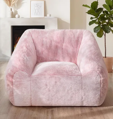 Vista 17 de Hobestluk Puf - Silla de felpa con acento para reposabrazos para sala de estar, color beige