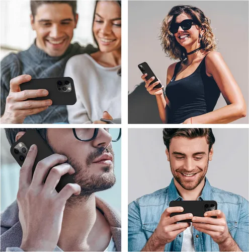 Vista 3 de Cordking Funda diseñada para iPhone 13 Pro, Funda Protectora de Teléfono de Silicona Ultra Delgada Resistente a Golpes