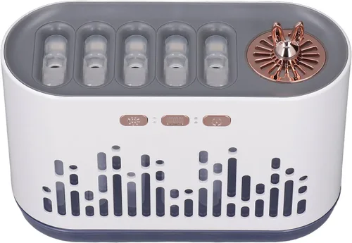 Vista 3 de SUNGOOYUE Humidificador difusor de aceite esencial súper silencioso con 7 luces coloridas para aliviar el estrés