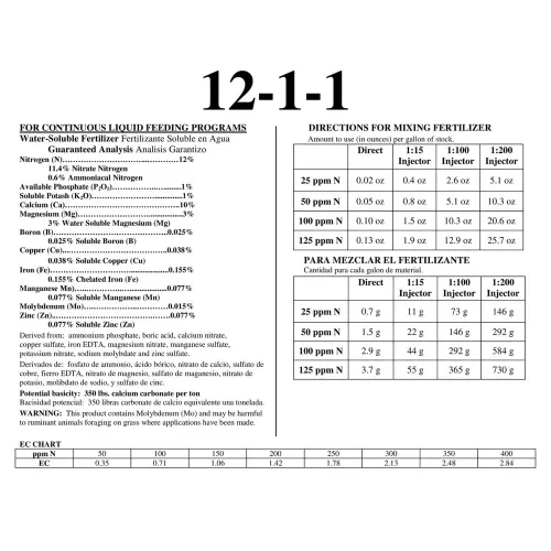 Vista 6 de ™ K-Lite (12-1-1-10Ca-3Mg) 8oz (MSU)