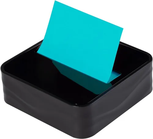 Vista 7 de 3M Post-it Dispensador de notas adhesivas para gatos, emergente, azul, 3.0 x 3.0 pulgadas, 45 hojas, 1 unidad