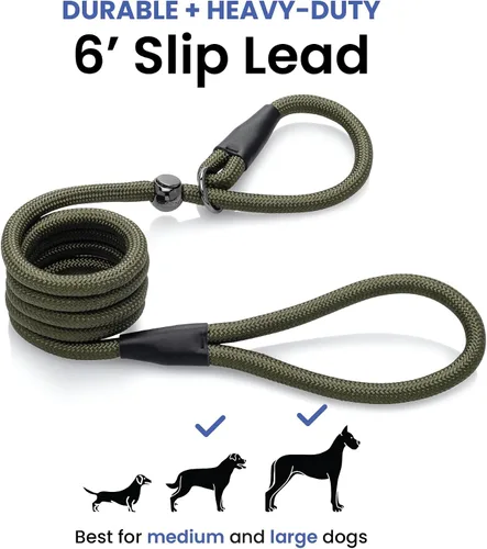 Vista 3 de 4Knines Correa ajustable para perro – 3 en 1 antideslizante, fija y correa de entrenamiento – Cuerda de escalada resistente con bloqueo de palanca