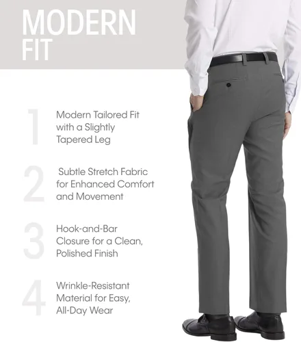 Vista 4 de Calvin Klein Pantalones separados de traje de corte ajustado prémium para hombre (la chaqueta y los pantalones se venden por separado).