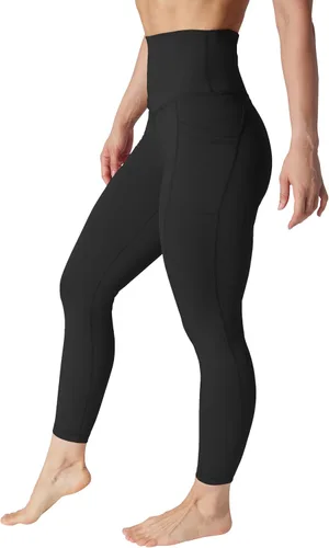 Vista 3 de 90 Degree By Reflex Leggings de tobillo con control de abdomen y cintura súper alta y elásticos a prueba de sentadillas con bolsillos
