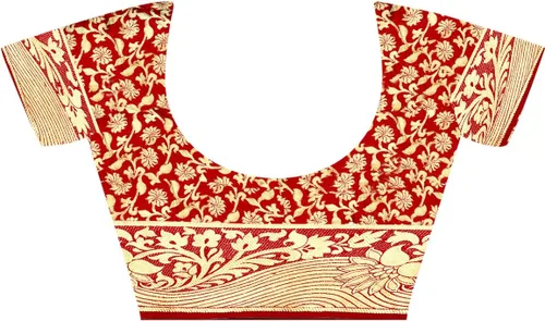 Vista 6 de EK-PAL Banarasi - Sari de seda con blusa para mujer