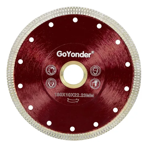 Vista 40 de GoYonder Hoja de Sierra de Diamante Super Delgada de 4" para Amoladora Hoja de Azulejo, Hoja de Sierra de Diamante para Cortar Azulejos de Porcelana