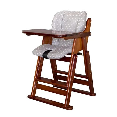 Vista 3 de Twoworld Cojín para silla alta, cojín de asiento de bebé grueso grande para silla de bebé, funda de almohadilla transpirable (gris de moda)