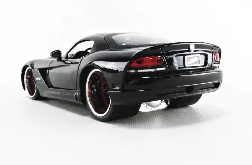 Vista 4 de Fast & Furious Letty's Dodge Viper SRT 10 1/24 Escala Diecast Car Negro