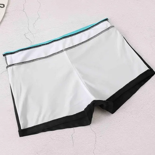 Vista 5 de Modest - Trajes de baño de dos piezas para mujer, conjunto de tankini de moda con control de abdomen y pantalones cortos