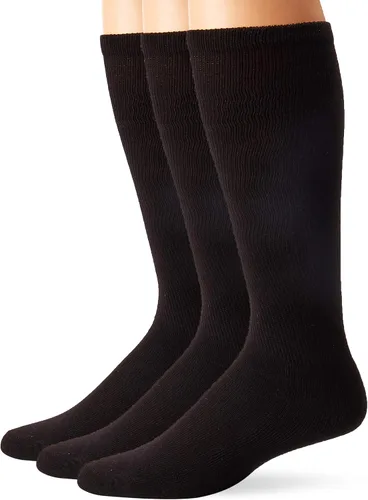 Vista 2 de TeeHee - Calcetines deportivos novedosos para niños pequeños y pequeños, paquete de 6 pares 3 pares-negro