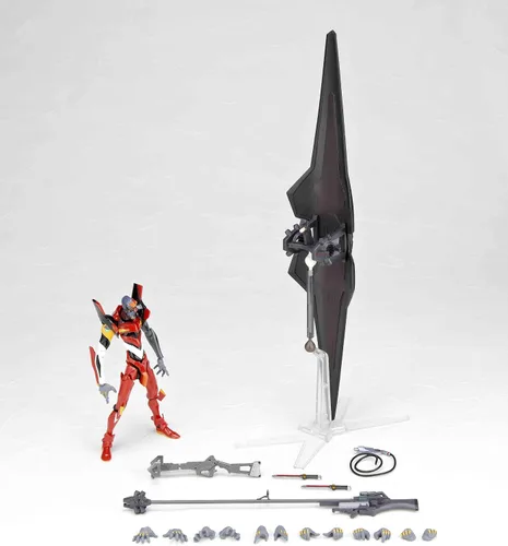 Vista 8 de Kaiyodo Jap. - Estatuilla Evangelion Revoltech Yamaguchi #124 Eva 02 Q Teatral