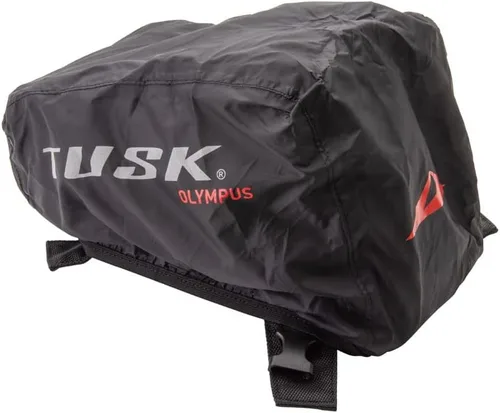 Vista 8 de TUSK Olympus - Bolsa de tanque pequeña – 4.5 L, cremalleras YKK, bolsillo transparente para mapa/teléfono y puerto para cable, cubierta para lluvia