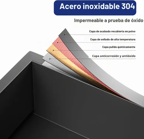 Vista 4 de Acero inoxidable cepillado 36" X 12" Niche de ducha Led Ningún