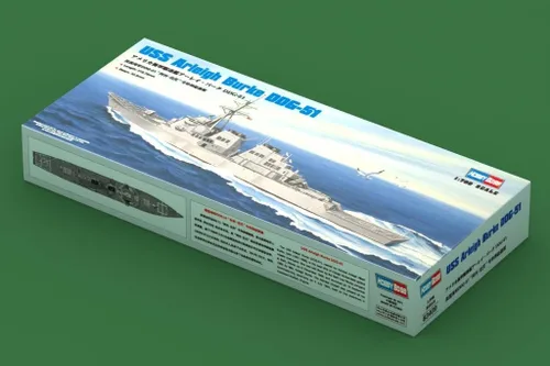 Vista 3 de Hobby Boss USS Arleigh Burke DDG-51 Kit de construcción de modelo de barco