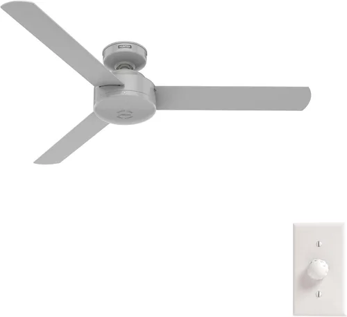 Vista 20 de Hunter Presto, ventilador de techo, para interiores, sin luz, moderno, 44 pulgadas, gris paloma
