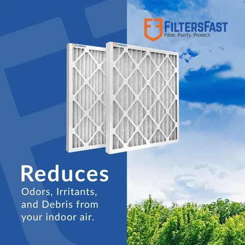Vista 3 de Filters Fast Filtro de aire MERV 8 de 7.5 x 7.5 x 1, filtros de aire para horno de CA de 1 pulgada, fabricados en los Estados Unidos, tamaño real
