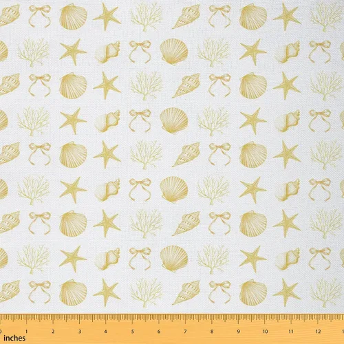 Vista 35 de Tela de lunares por yarda, tela de decoración de puntos redondos para suministros de costura, telas de estilo moderno y simple para tapicería y Azul