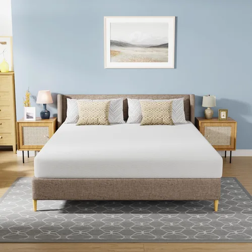 Vista 10 de PayLessHere Colchón de espuma viscoelástica con gel Twin de 5 pulgadas sin fibra de vidrio/Certificado CertiPUR-US/Cama en una caja/Sueño fresco