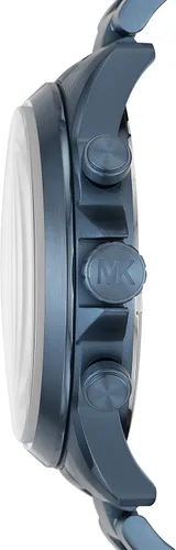 Vista 2 de Michael Kors Reloj cronógrafo de acero inoxidable Gage Reloj de silicona con cronógrafo de calibre