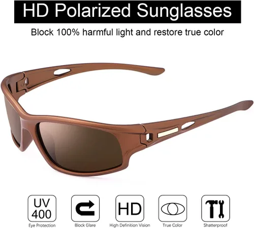 Vista 3 de YIMI Gafas de sol polarizadas fotocromáticas para conducción z87 para hombres y mujeres gafas de seguridad de día y noche