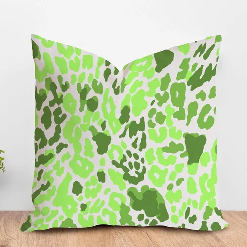 Vista 21 de ArogGeld Funda de almohada para sofá, guepardo y leopardo, estampado de leopardo, funda de cojín decorativa de granja para sala de estar