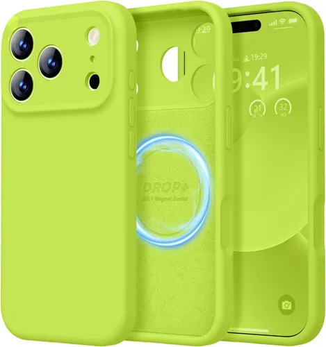 Vista 445 de LOVE 3000 Diseñada para Funda iPhone Air, Silicona Premium [Compatible con Magsafe][Forro de Microfibra Suave Anti-Rayones] Funda Protectora