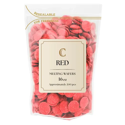 Vista 24 de Merckens - Bolsa de obleas de chocolate para derretir a granel, perfecta para sumergir, postres, hornear y más (1 libra, verde claro) (paquete de 3)