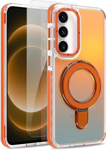 Vista 87 de Funda magnética para Google Pixel 10 Pro XL [compatible con Magsafe] [bonito diseño fluorescente de moda] a prueba de golpes, delgada, translúcida