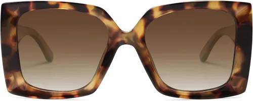 Vista 8 de SOJOS Retro Square Polarized Womens Sunglasses Trendy Oversized Large Women's Big Shades SJ2224