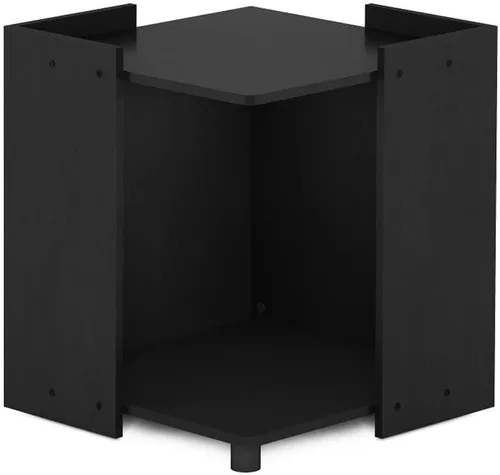 Vista 18 de Caja de arena Furinno Peli, Pequeña, Americano Entrada lateral, muebles ocultos, casa de madera para mascotas con puertas, fácil montaje