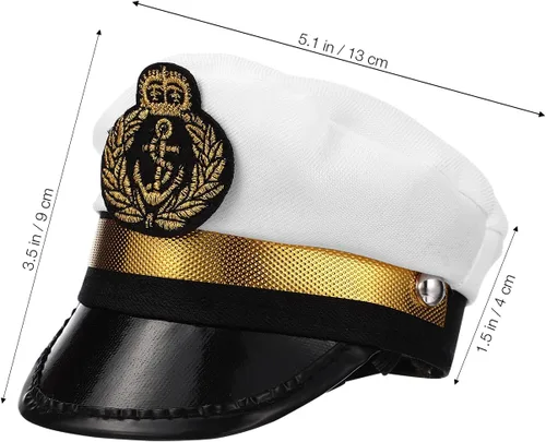Vista 2 de Gorro ajustable de poliéster para perros pequeños y gatos, accesorio para fotos
