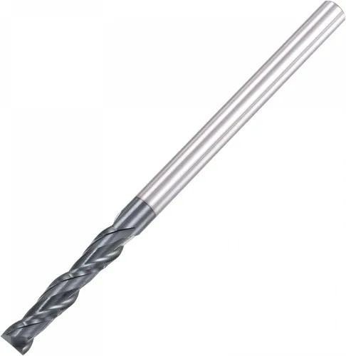 Vista 16 de uxcell Fresa de extremo de nariz cuadrada, punta de 0.039 in de diámetro de carburo sólido recubierto AlTiN Fresa CNC Fresa de 2 flautas en espiral