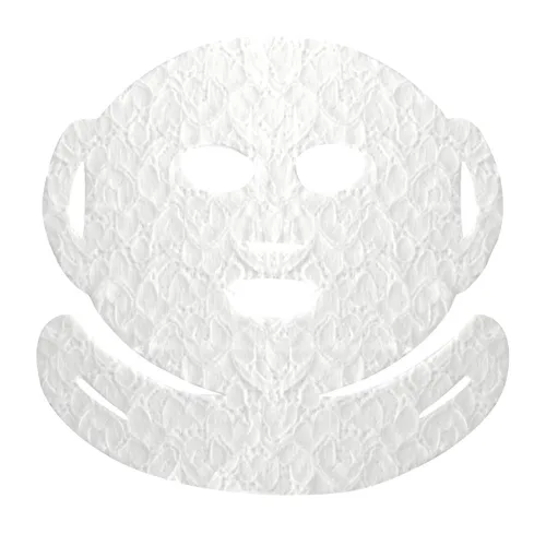 Vista 3 de Máscara facial Lace Your Face de compresión, como se ve en el programa Shark Tank, algodón biodegradable reutilizable, cuidado de la piel, Péptidos