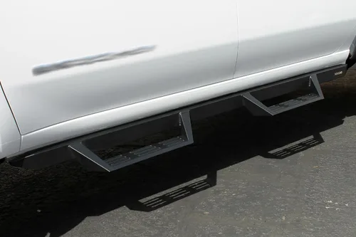 Vista 8 de Magnum RT Gen 2 Drop Steps - Estribos negros compatibles con Crew Cab 2019-2026 Silverado Sierra 1500 y 2020-2026 2500/3500 HD