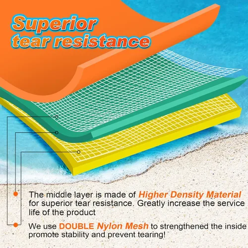 Vista 8 de CTSC Alfombra flotante – Alfombra flotante Lily Pad – 12 x 5 pies alfombra de agua flotante para lago, espuma XPE resistente a desgarros de alta