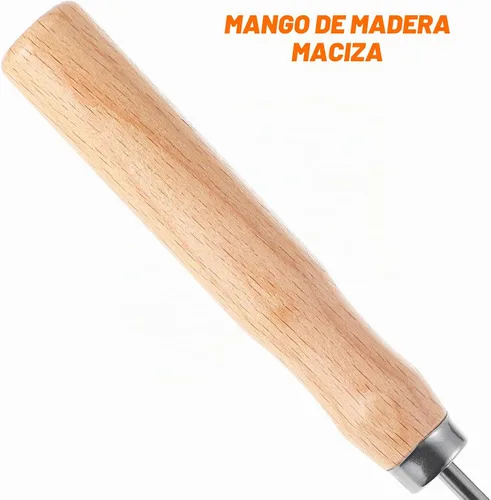 Vista 8 de Kichvoe Bunuelos - Molde con mango – Moldes de rosetas de gofres de aleación de aluminio – Juego de cucharas de hierro con roseta desmontable de 12