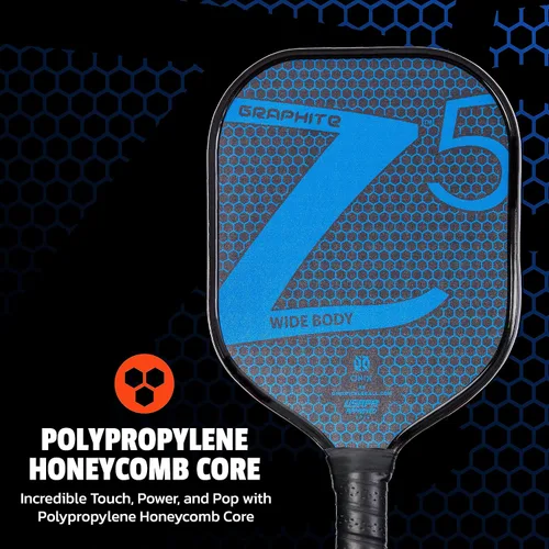 Vista 2 de Onix - Pala de pickleball de fibra de carbono Graphite MOD Z5, con agarre cómodo acolchado