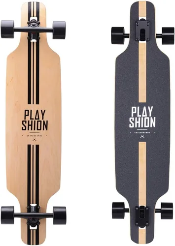 Vista 9 de Playshion Drop Through Freestyle - Patineta de tablero largo