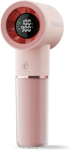 Vista 11 de Handheld Portable Fan, 6-Speed Rechargeable Powerful Mini Fan Crema