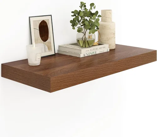 Vista 21 de Heimlove Estantes Flotantes de 12 Pulgadas de Profundidad, Estante de Pared de 12 x 12 Pulgadas de Largo, Estante de Exhibición y Almacenamiento