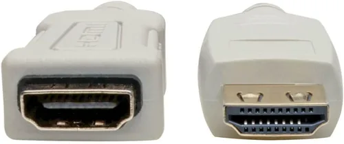 Vista 3 de Tripp Lite Cable extensor HDMI 2.0B de alta velocidad 4K con conectores de agarre (M/F), negro, 3 pies (P569-003-2B-MF)