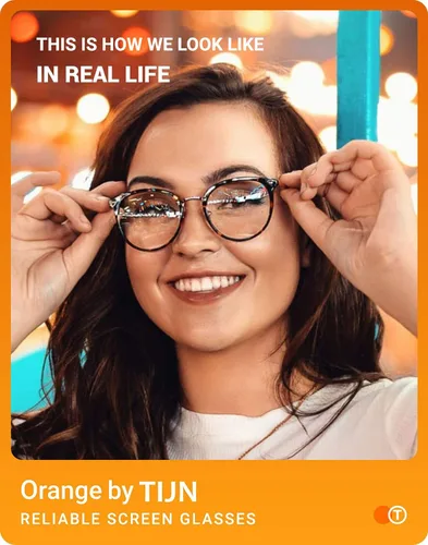 Vista 2 de Gafas TIJN de óptica con montura redonda de metal estilo vintage bloquean la luz azul gafas sin prescripción con montura para mujer