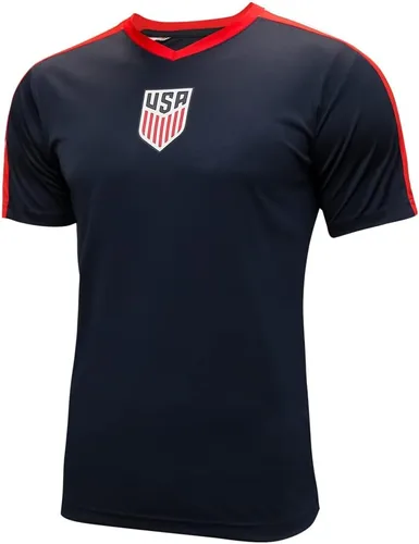Vista 6 de U.S. Soccer USMNT Adult Soccer Game Day Jersey-Inspired Shirt - Legend